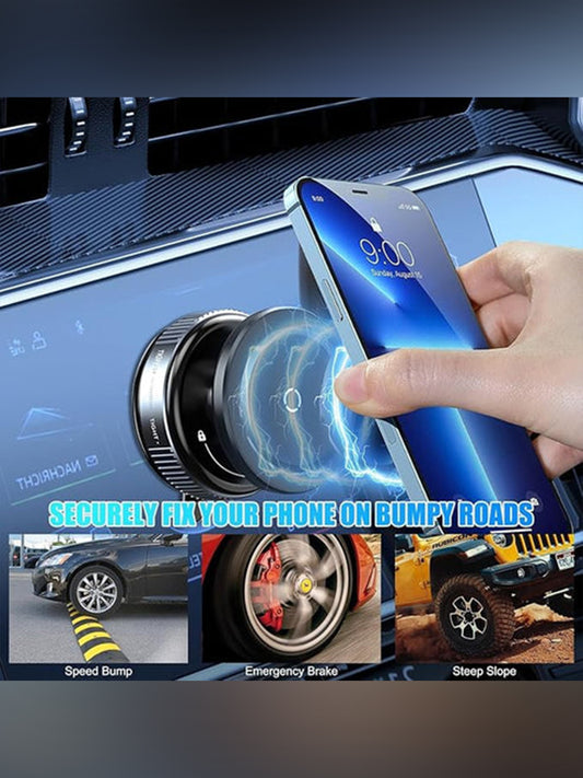 Sale 360° Vaccum Magnetic Phones Holder, Magnetic Car Phone Mount, Hands-Free Suction Cup Phones Holder for Car/Gym/Mirror/Shower, Car Mount Compatible with All Mobile (Non-Extended) (K009)