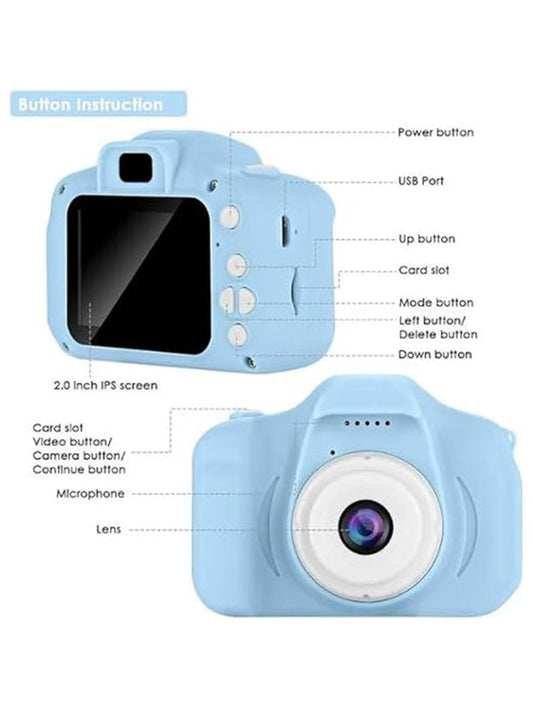 Premium Kids Digital Camera for Photos & Videos | Mini Camera Toy with 2-Inch Screen & USB Rechargeable | Fun & Educational Gift for Boys & Girls Age 3-10 | Easy to Use for Kids