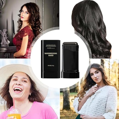 New Hair Color Comb Stick, Waterproof and Sweat-Proof Grey Hair Coverage for Men & Women, Easy Application BLACK (BLACK)
