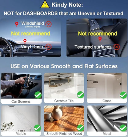 Sale 360° Vaccum Magnetic Phones Holder, Magnetic Car Phone Mount, Hands-Free Suction Cup Phones Holder for Car/Gym/Mirror/Shower, Car Mount Compatible with All Mobile (Non-Extended) (K009)