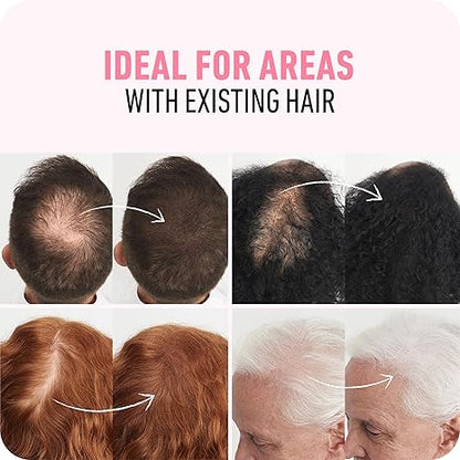 BOLDIFY Hair Fibers (56g) - Fill In Thinning and Fine Hair for an Instantly Fuller, Thicker Look - 14 Shades for Women & Men - Black