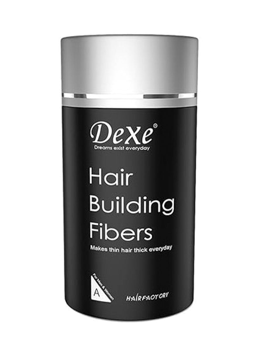 Dexe Classic Necessity Easy to Use Lose Hair Building Fibres 22g, Black