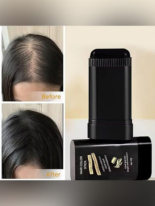 New Hair Color Comb Stick for Men & Women – Waterproof & Sweat-Proof Grey Hair Coverage – Easy Application, Natural Color, Safe Formula – Instant Touch-Up for Fuller, Denser Look – 20g (Hair Color Stick 20gm - Balck)